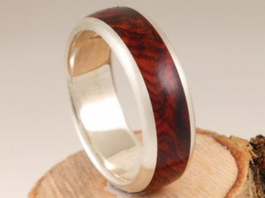 3rd Edition Slimline Cocobolo Ring aus Holz
